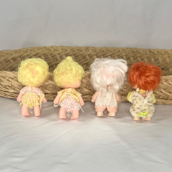Lot of 4 Baby Strawberry Shortcake dolls - Vintage 1970's/80's - Picture 2 of 4